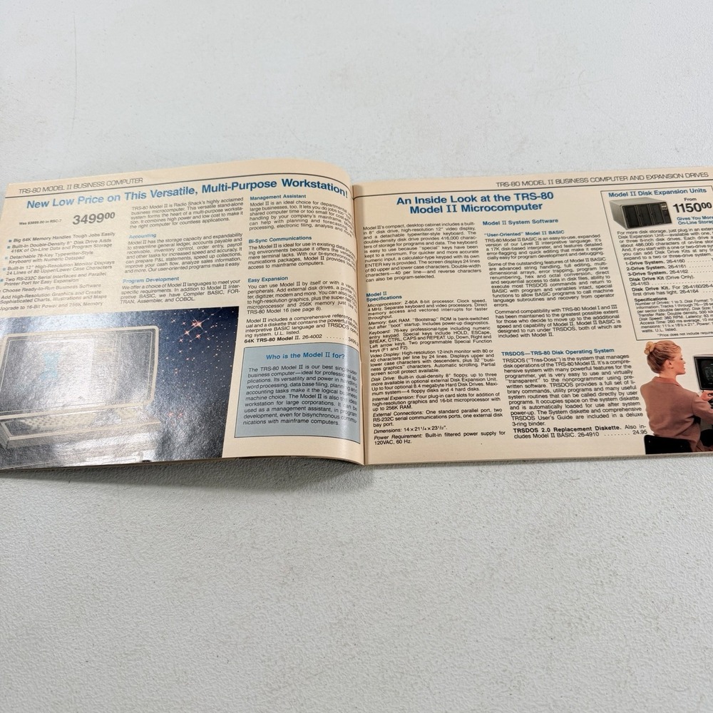 Vintage 1983 RADIO SHACK TRS-80 Microcomputer Catalog RSC-8 Computer - Picture 4 of 8